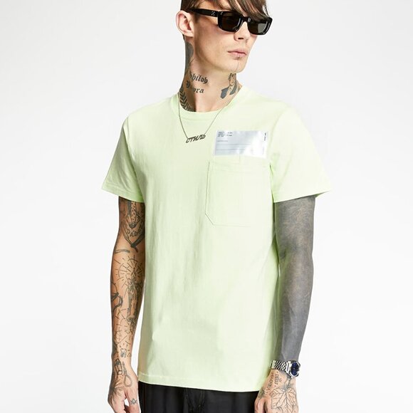 T-shirt Helmut Lang Patch Logo Pocket Tee - Picture 1 of 14